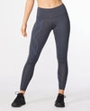 Light Speed Mid-Rise Compression Tights - INDIA INK/INK REFLECTIVE