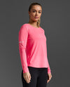 Aero Long Sleeve - PINK GLOW/WHITE REFLECTIVE