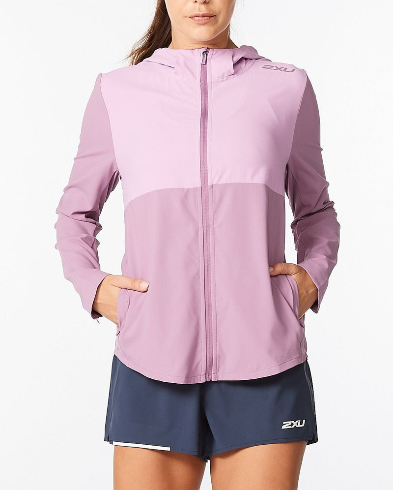 2xu Malaysia Aero Jacket Orchid Mist Reflective Front