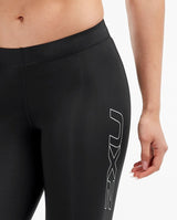 2xu Malaysia Compression 3/4 Tights Black Left Zoomed