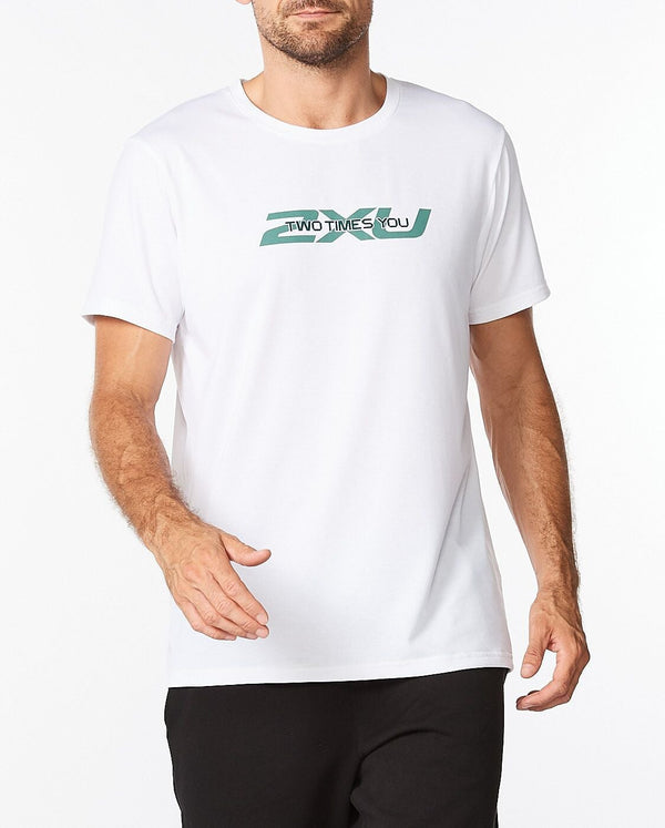2xu Malaysia Contender Tshirt White Front Angled