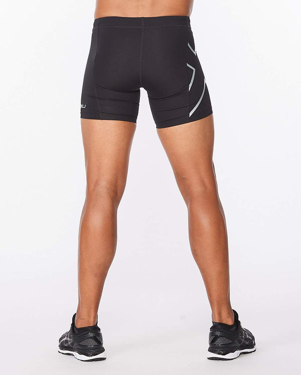 2xu Malaysia Core Compression 1/2 Shorts Black Silver Back