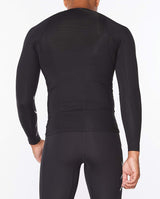 2xu Malaysia Core Compression Long Sleeve Black Silver Reflective Back