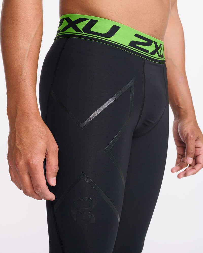 2xu Malaysia Mens Refresh Recovery Compression Tights Black Nero Side Zoomed