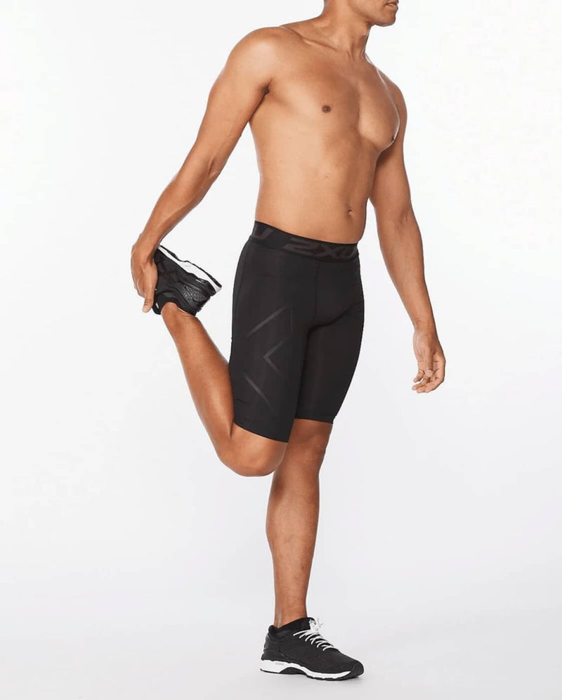 2xu Malaysia Motion Compression Shorts Black Side Full Body
