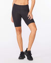 Motion Mid-Rise Compression Short - BLACK/DOTTED BLACK LOGO