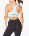 Motion Racerback Crop - Cloud Blue/White