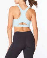 2xu Malaysia Motion Racerback Crop Cloud Blue White Back