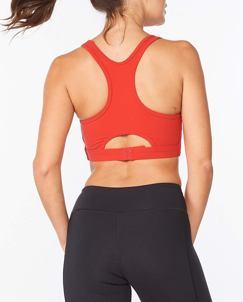 2xu Malaysia Motion Racerback Crop Red White Back