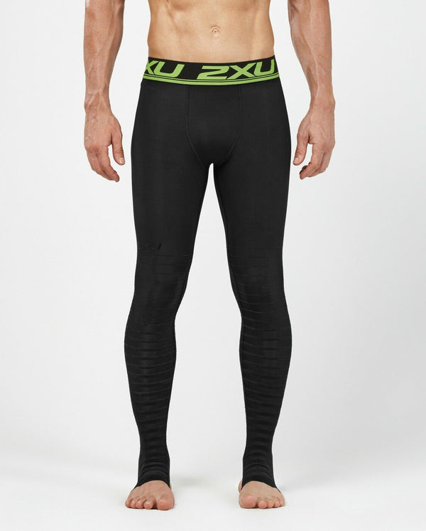 2xu Malaysia Power Recovery Compression Tights Black Nero Front