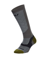 2xu Malaysia Vectr Alpine Compression Socks Green Grey Front