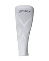 X Compression Calf Sleeves - White/White