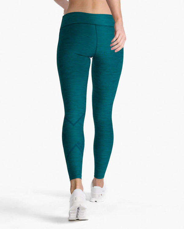 Motion Print Mid-Rise Compression Tights
