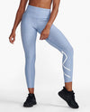 Motion Print Hi-Rise Compression Tights - Forever Spacedye/White